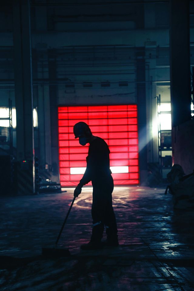 Industrial Cleaning Solutions floor, trucks, delivery vehicles, and food service manufacturing.