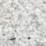 A close up of a pile of white rocks.
