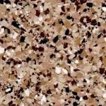 A close up of a brown and black granite texture.