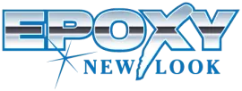 A logo for a company called epoxy new look