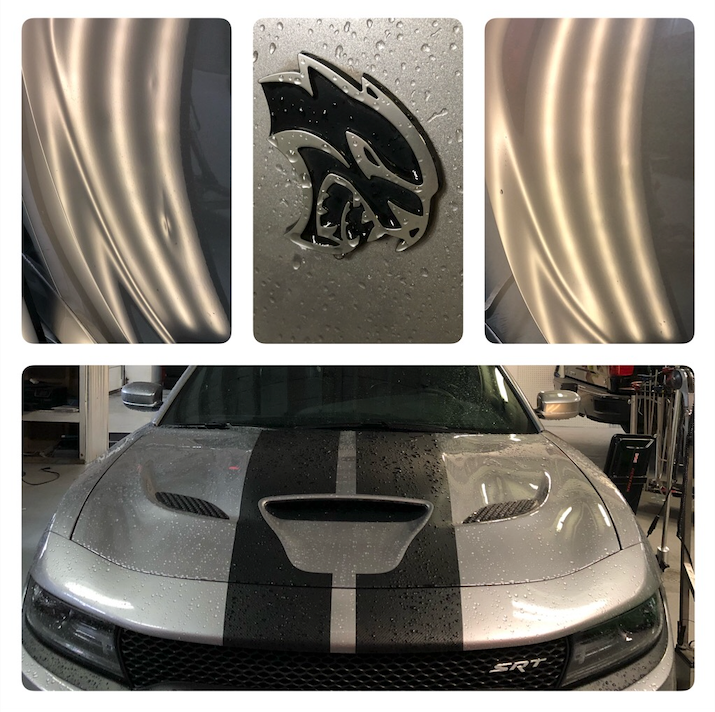 Before and after ding removal frisco tx