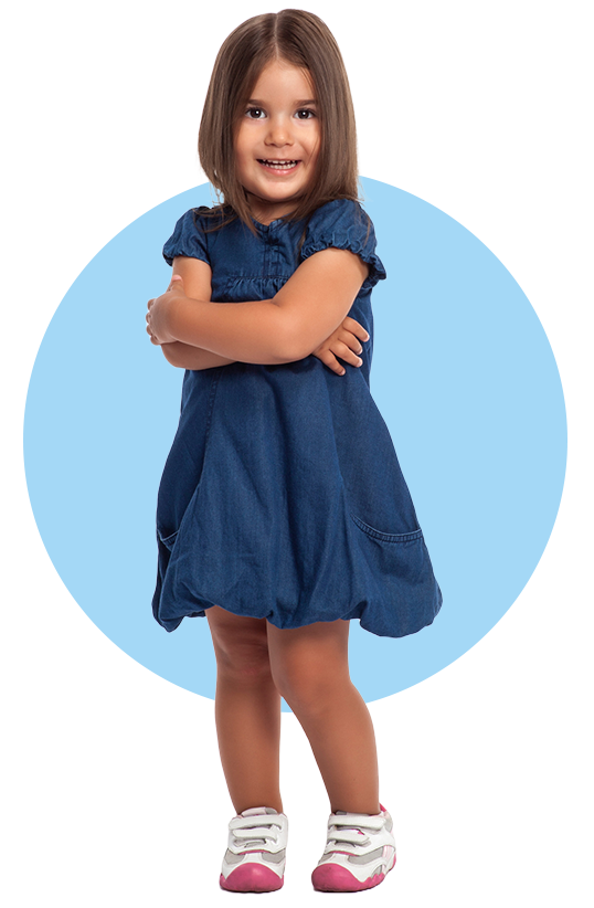 Smiling Little Girl — Columbia, IL — Columbia Kinder College