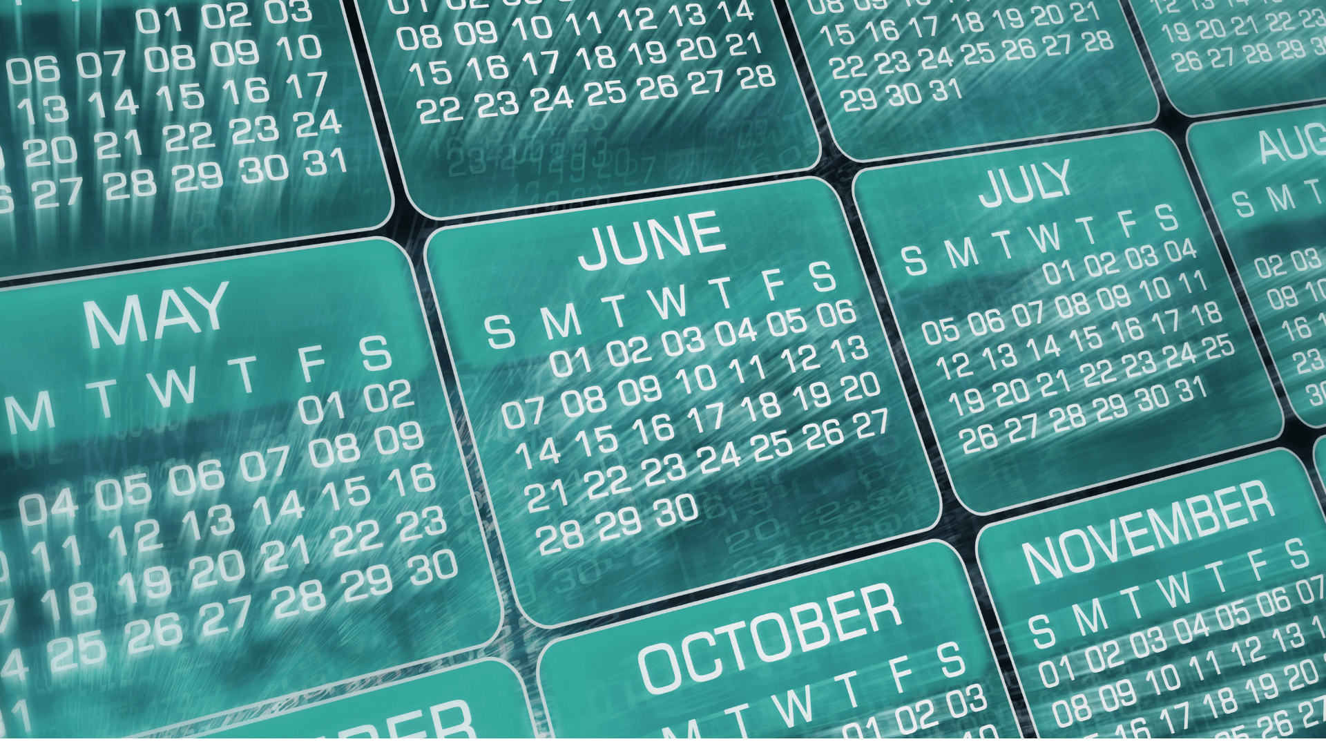 Calendar view for room bookings