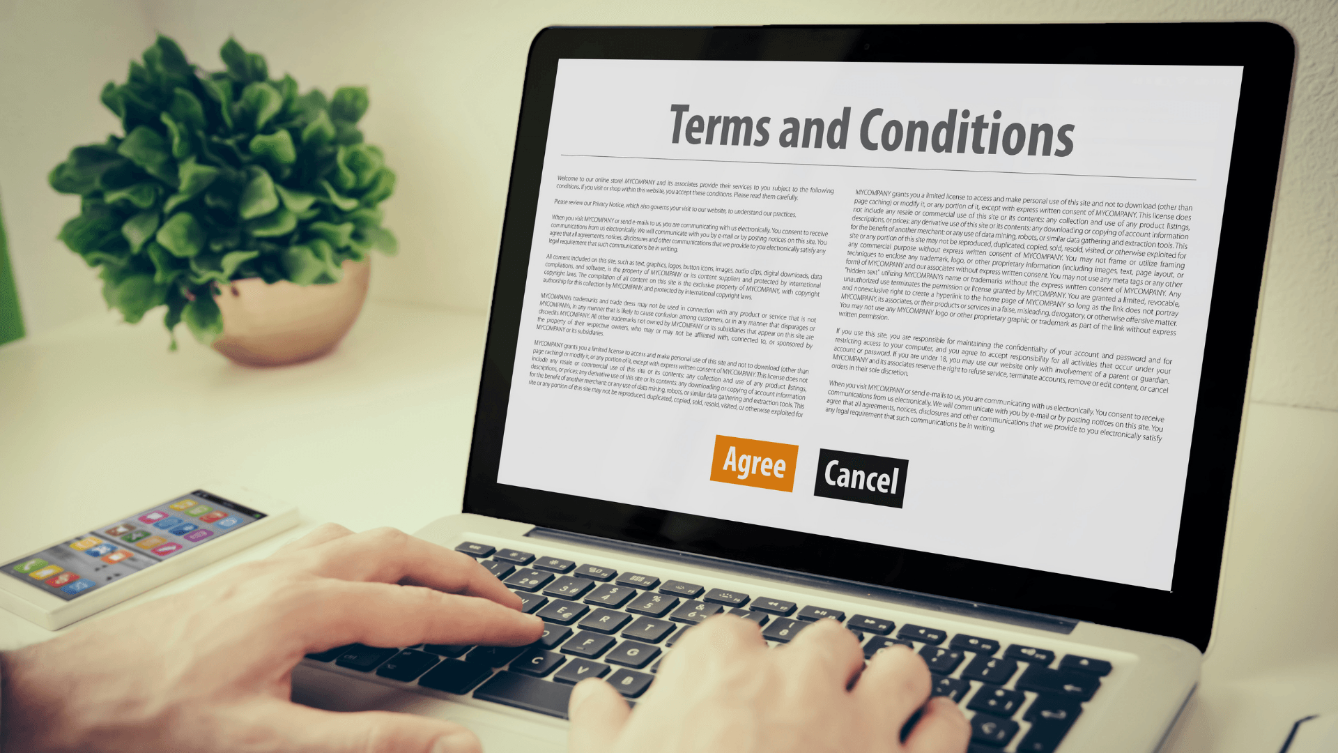 Room booking terms and conditions