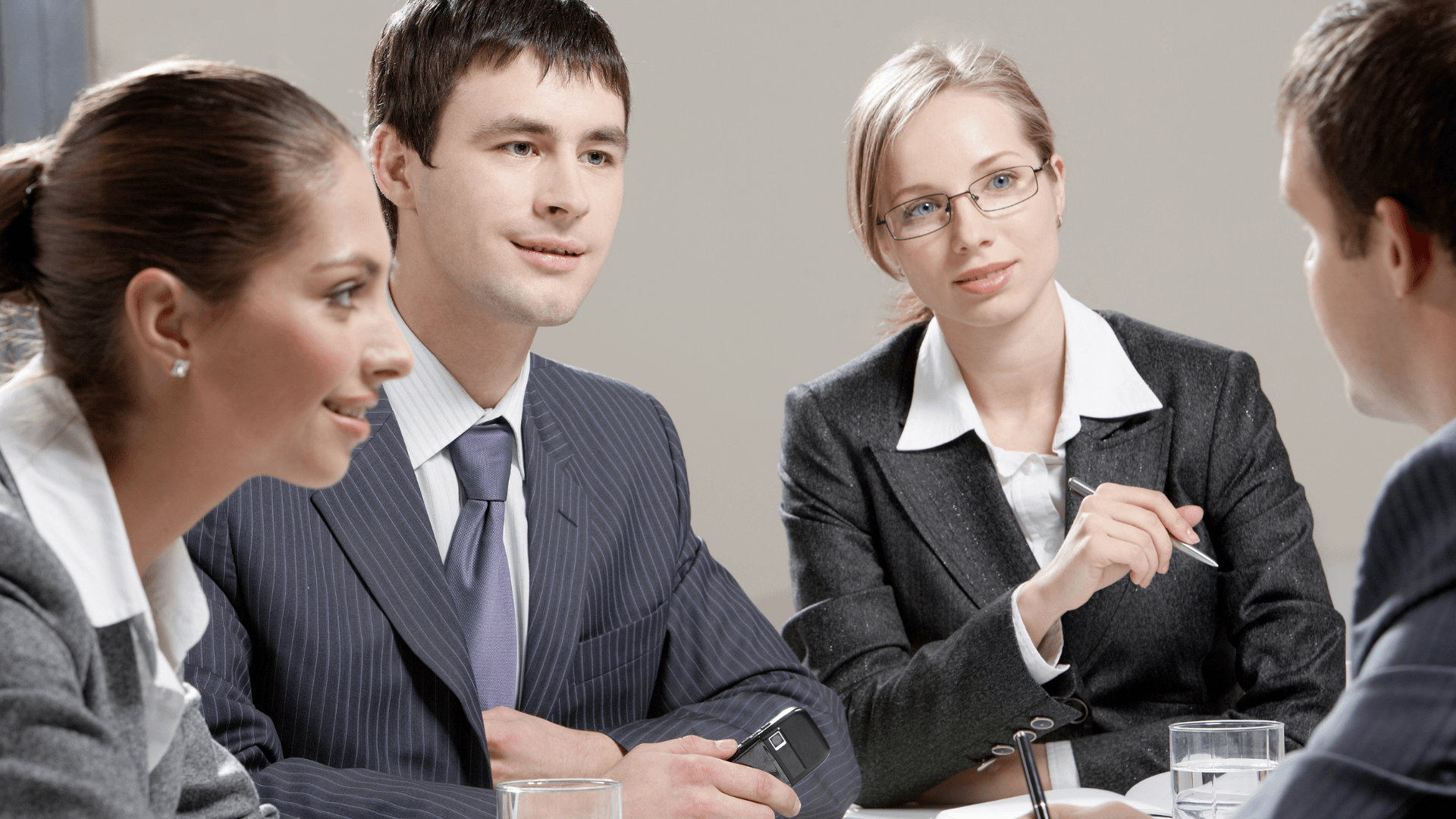 people in a meeting