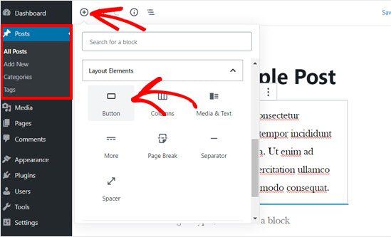 Adding a button to your website