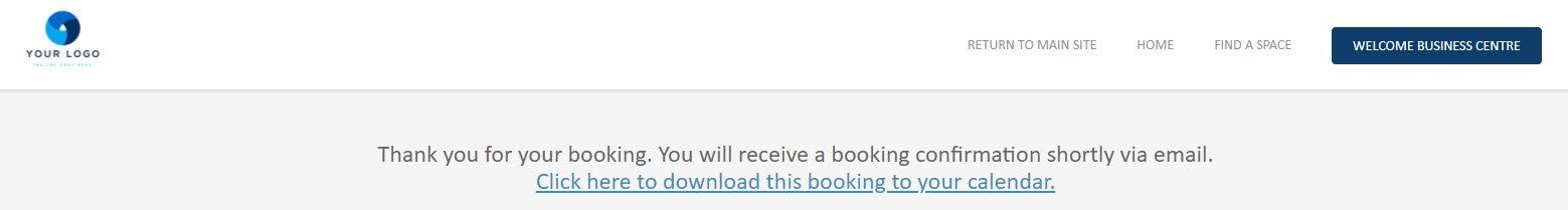 Click the link to download the booking to your calendar Adding a booking to Outlook or Gmail Calendars