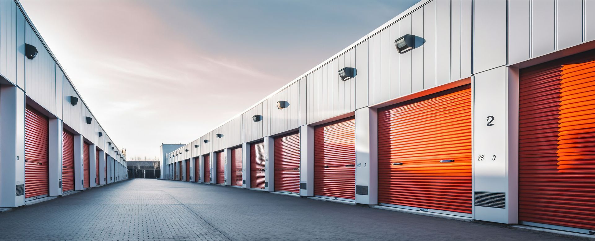 Metal self-storage facility exterior, ideal for customers who want to find storage facility options. Metal self-storage facility exterior, ideal for customers who want to find storage facility options.