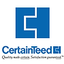 CertainTeed logo: blue square with