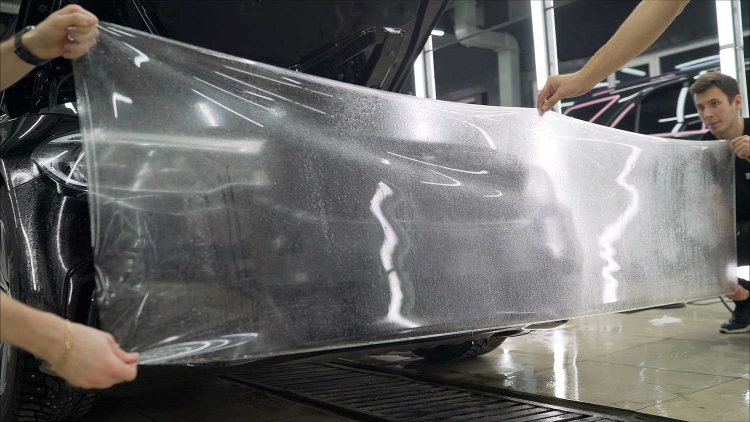 escondido PPF front bumper paint protection film