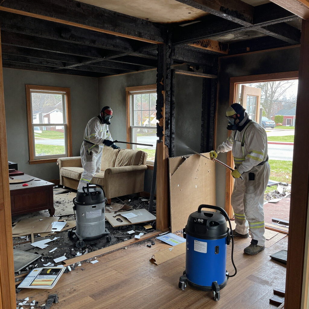 Professional mold remediation containment and air filtration in a Rockville Maryland property