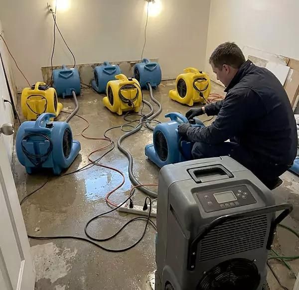 HVAC condensate drain inspection in a Gaithersburg Maryland home