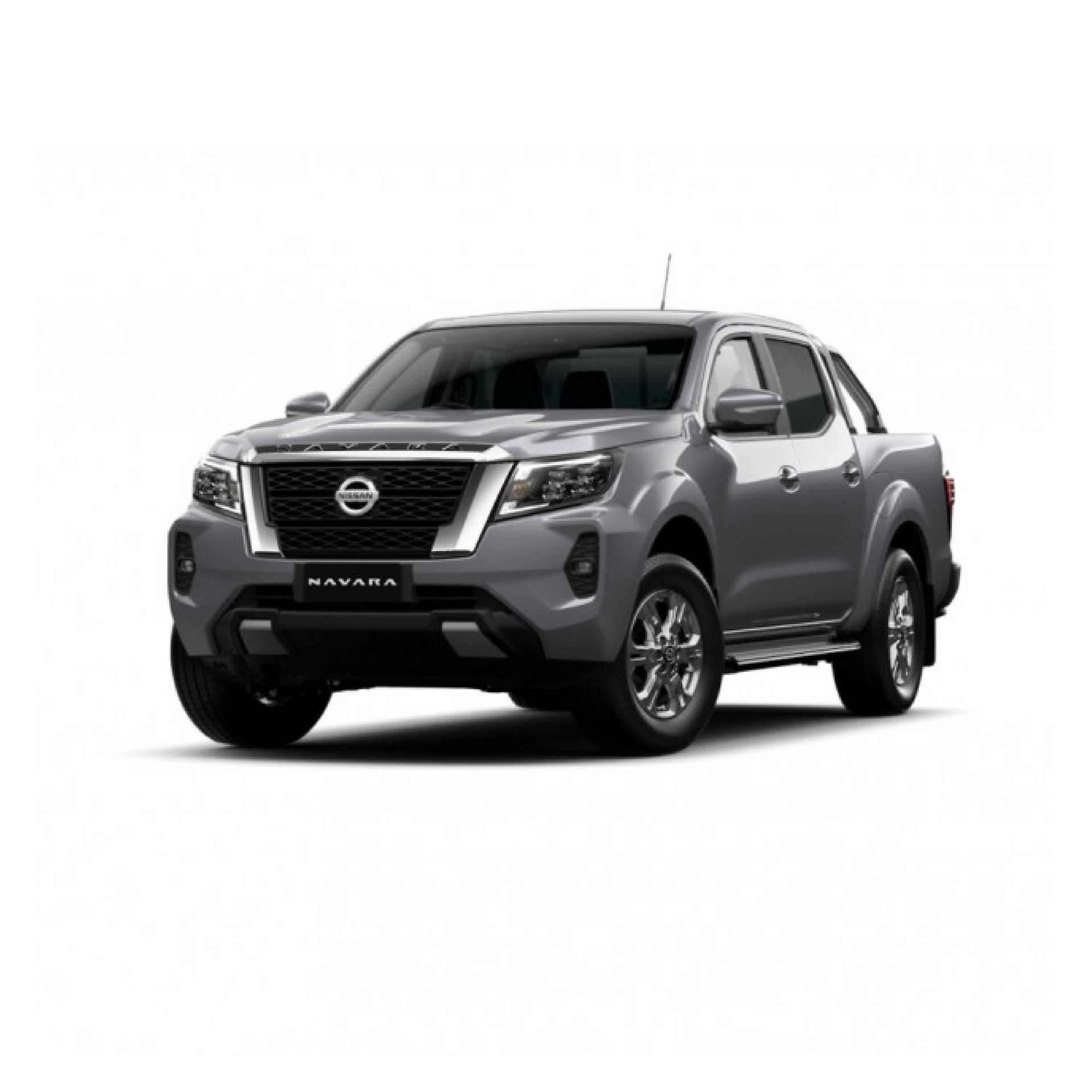 A nissan np300 pickup truck is shown on a white background.