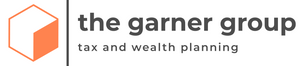 The Garner Group logo with orange geometric cube and gray text, “tax and wealth planning”