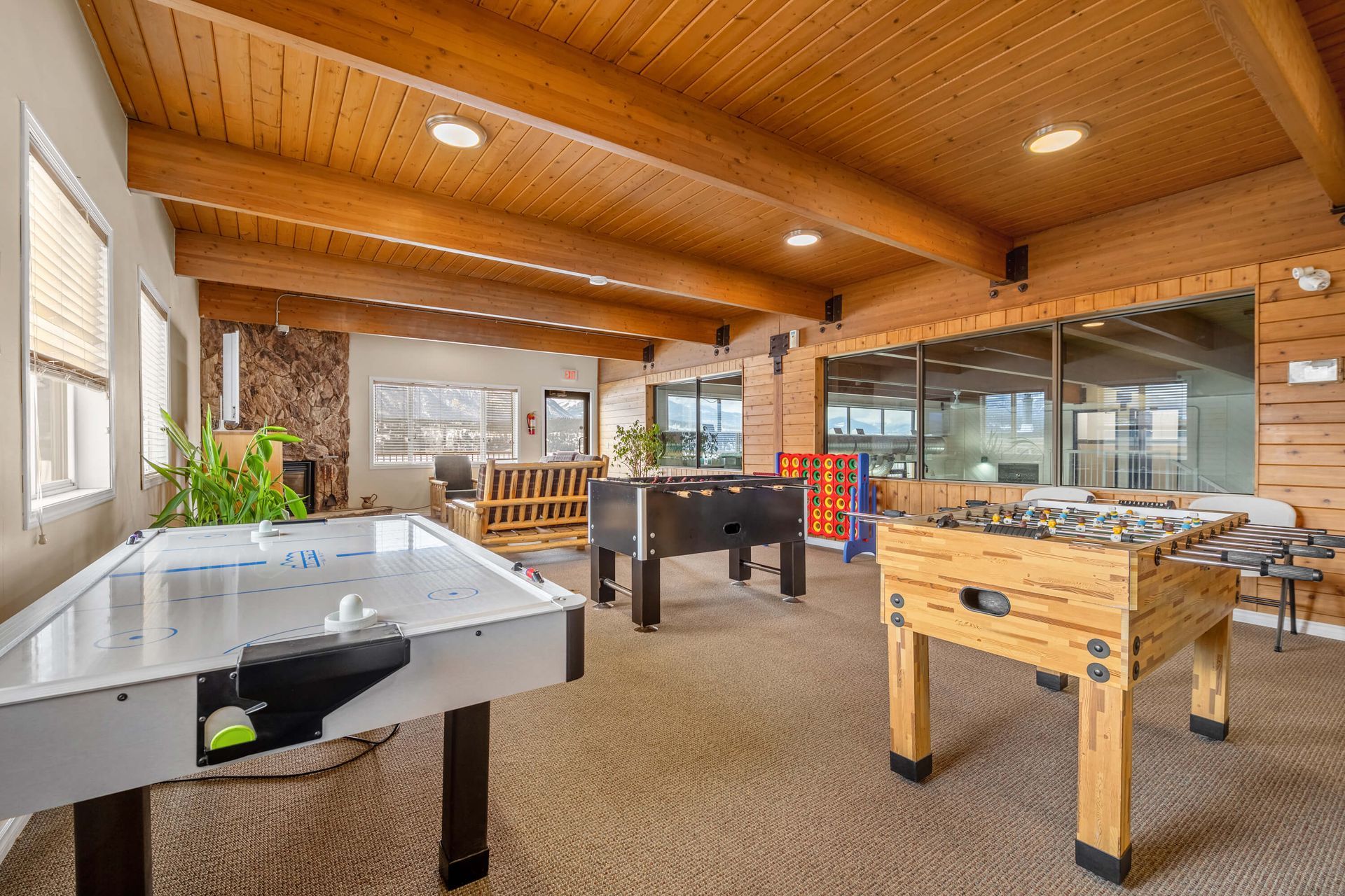 Akiskinook resort recreation centre.