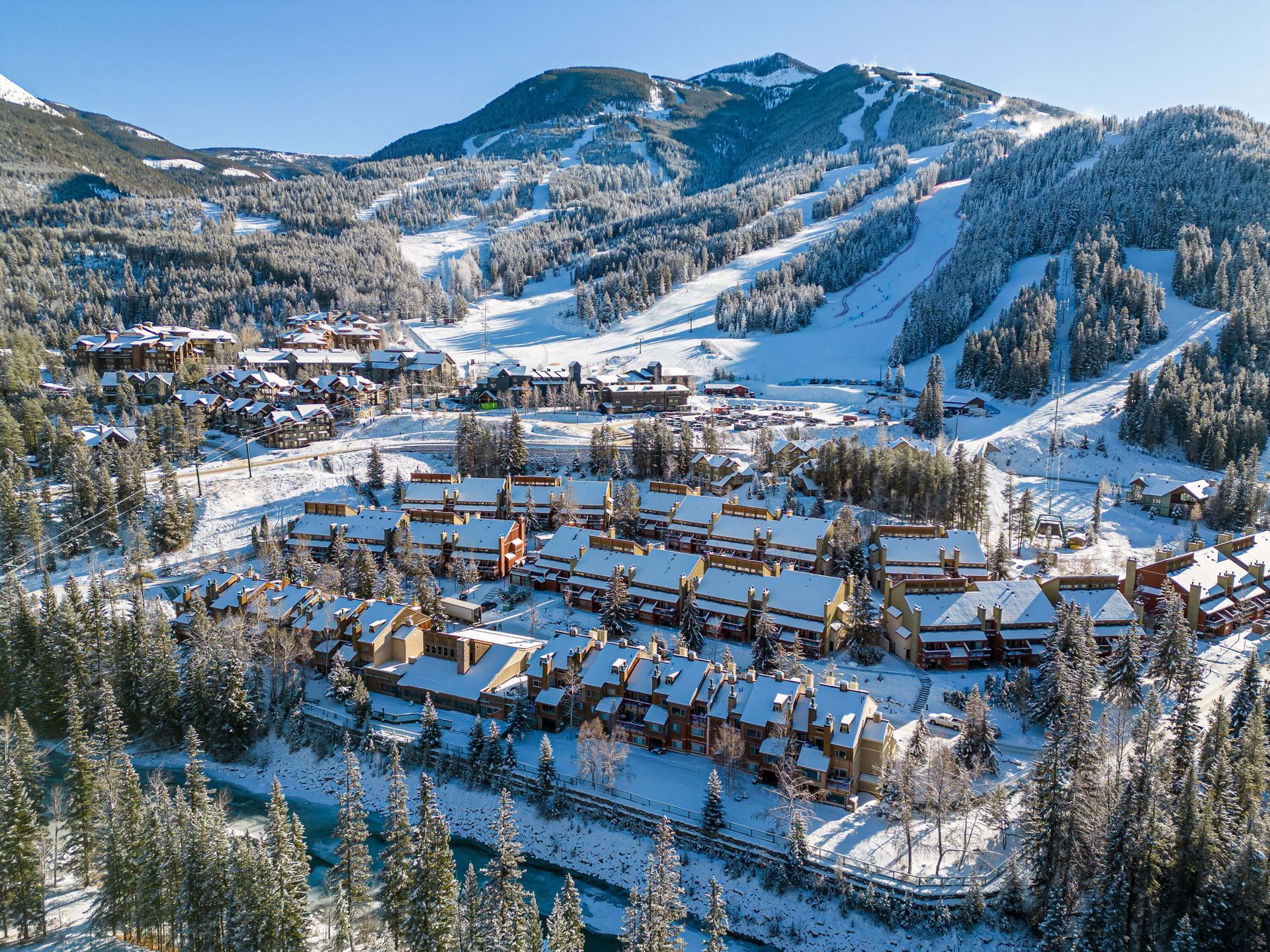 Panorama Mountain Resort's Horsethief and Toby Creek Lodge ski-in/out condos.
