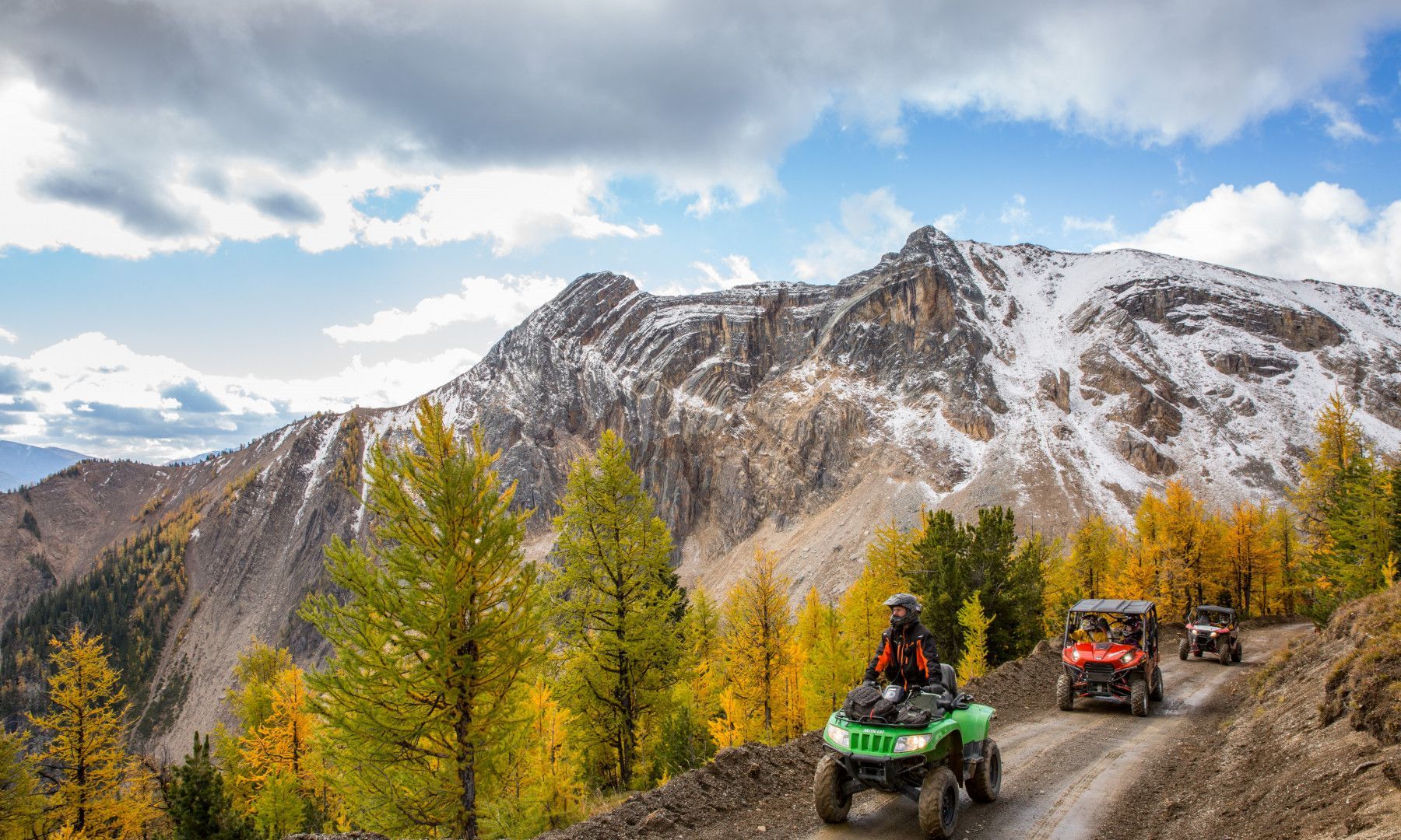 ATV trails through Panorama Mountain Resort.