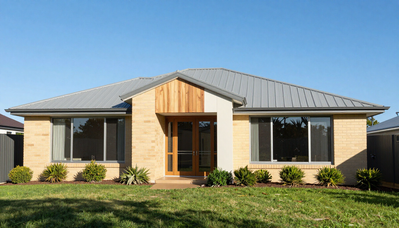 A modern suburban house representing property investment and negative gearing.