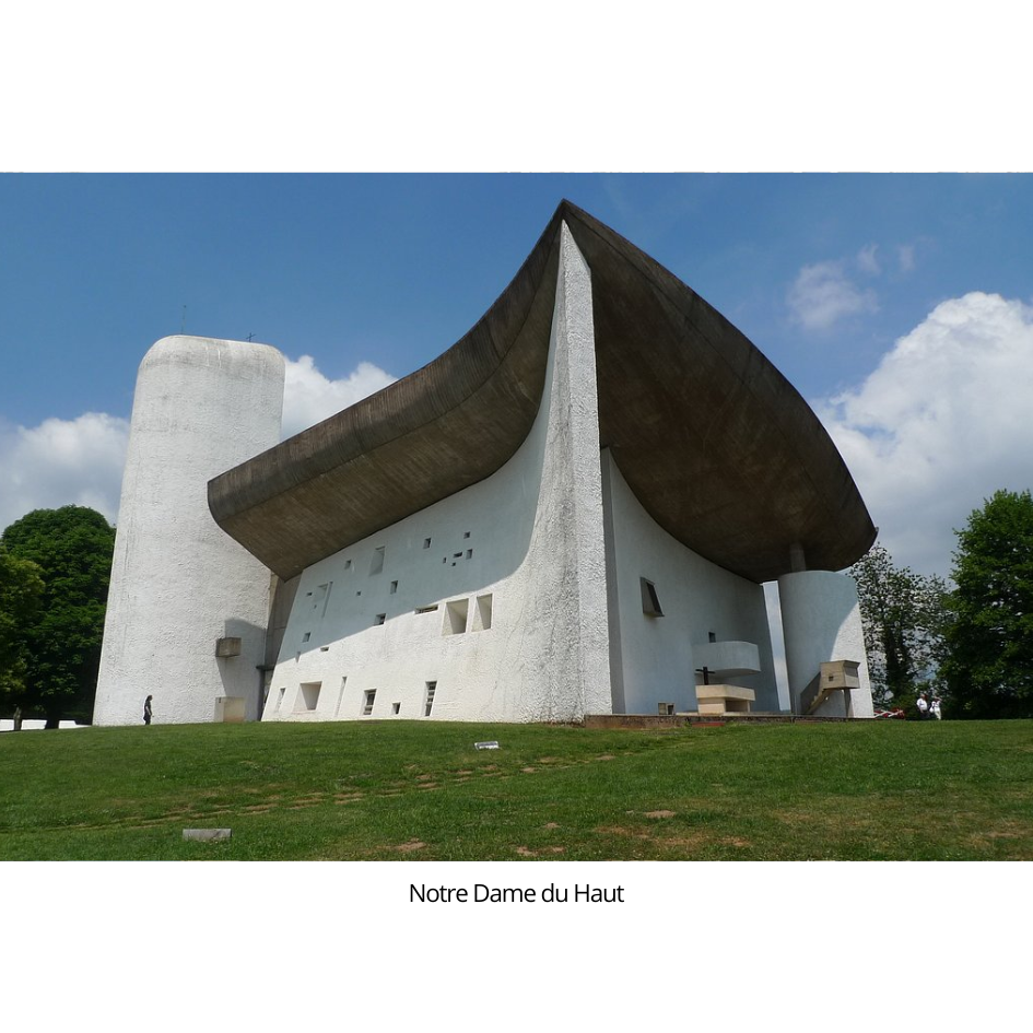 Una imagen de la iglesia de Notre Dame du Haut.