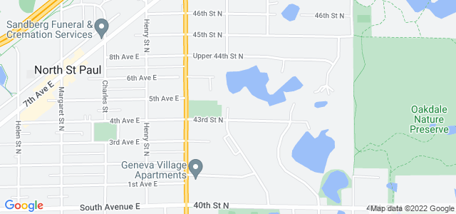 Map of business location