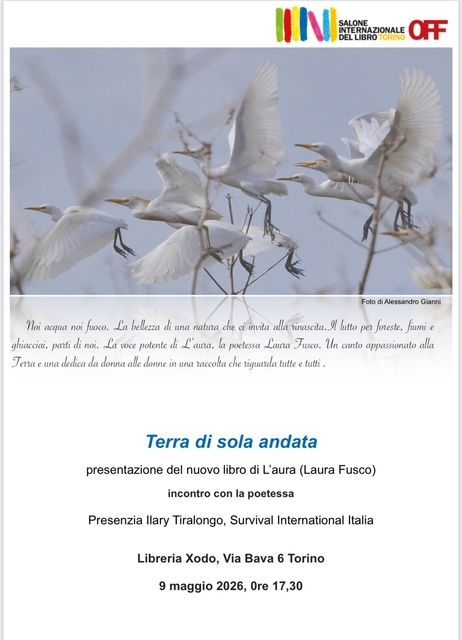Presentazione del libro 'Terra di sola Anadata' della poetessa Laura Fusco