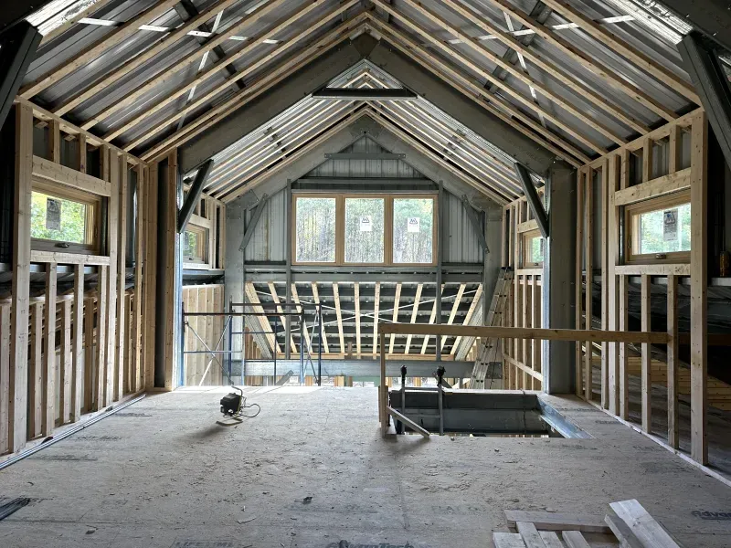New barndominium installation