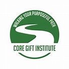 The core gift institute logo is a green circle with a white path in the middle.