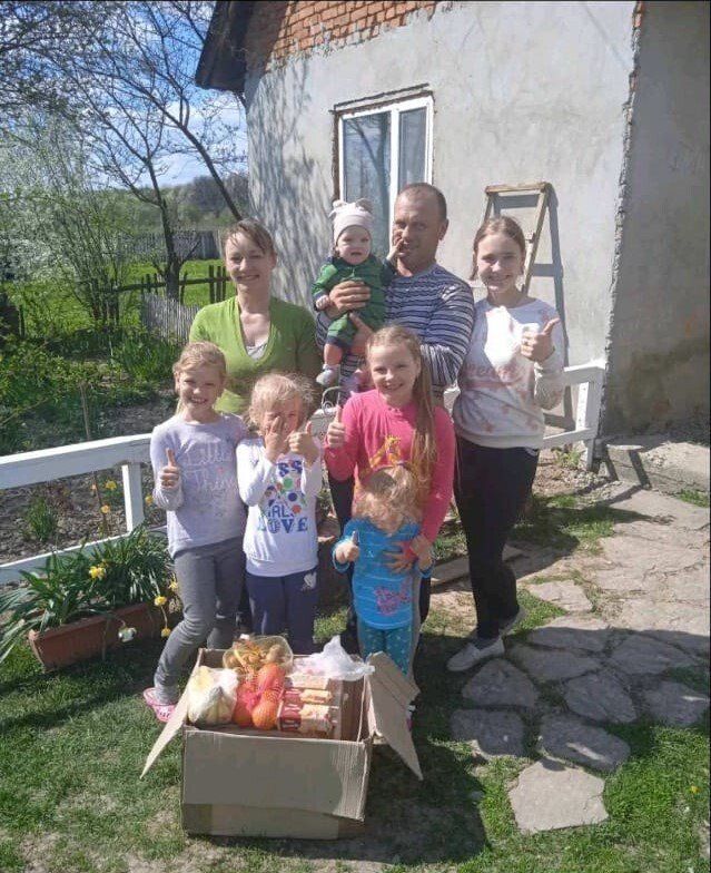 Voedselhulp platteland Oekraïne