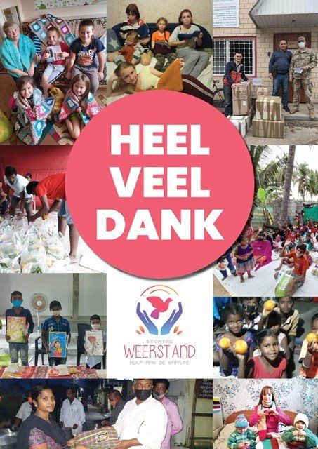 Bedanktposter Stichting Weerstand Hulp aan de Naaste
