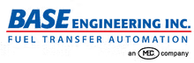 Logo for Base Engineering Inc., specialists in fuel transfer automation, an MEC company.