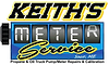 Logo for Keith's Meter Service in Wahoo, NE, specializing in propane and oil truck pump and meter repairs and calibration.