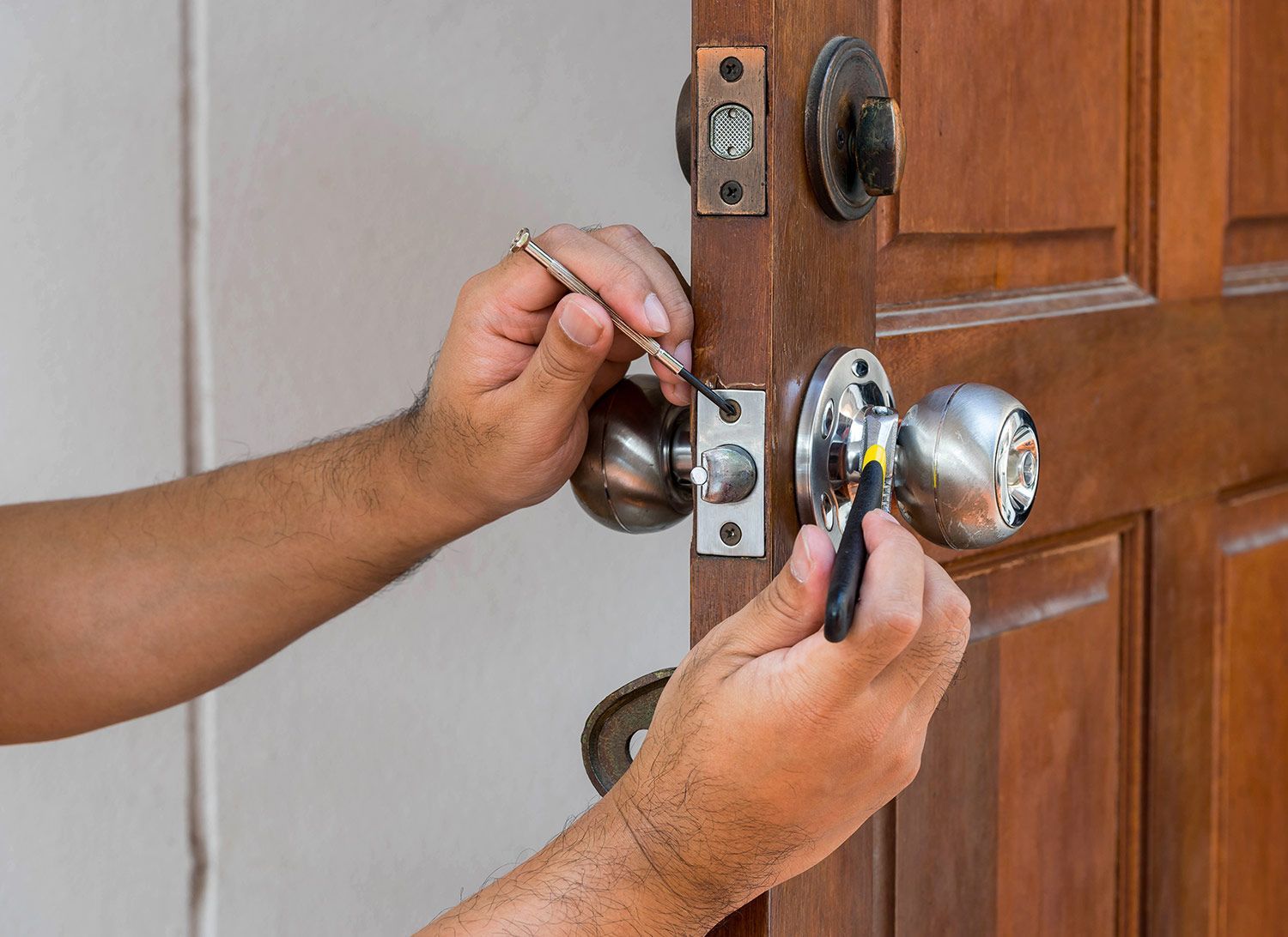 Installation of New Lock — West Hollywood, CA — Emerson's Locksmith Co