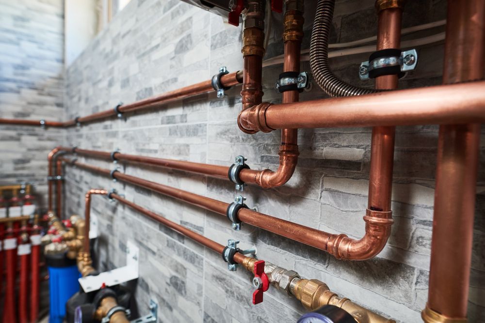Copper Pipes and Valves — One Flush Plumbing Service In Ormeau, QLD