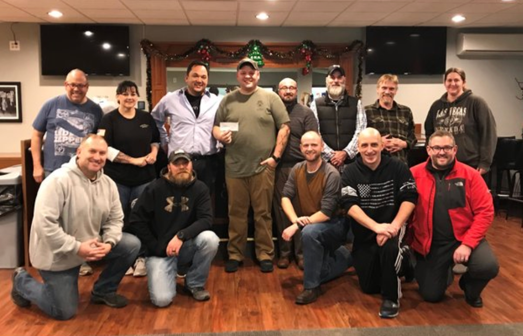PRMG team members at a branch office celebration