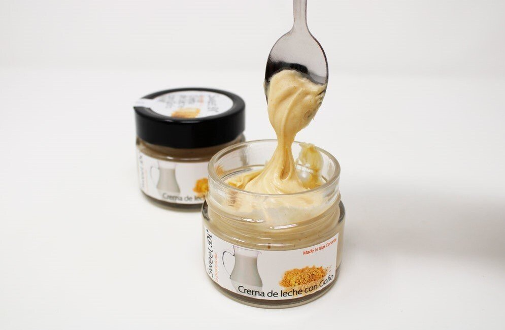 Crema de leche con gofio