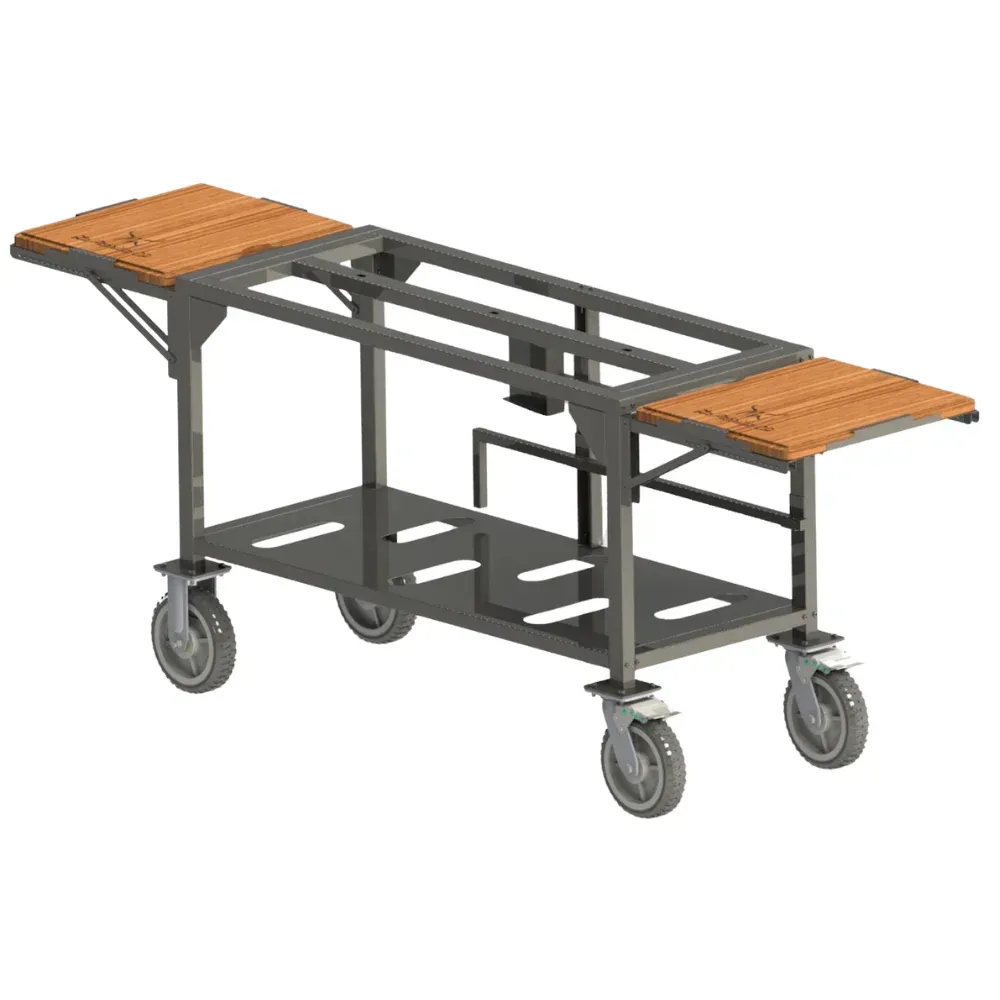 La Parrilla Co 1200mm Heavy-Duty Stand (304 Stainless Steel) with Removable Cutting Boards