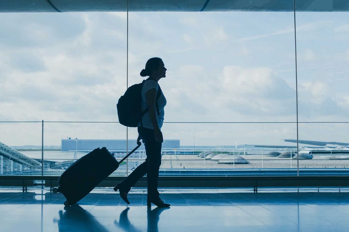 sala di attesa di un aeroporto