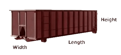 Red Dumpster - Lancaster, CA - Bernal Bros Dumpster Rental