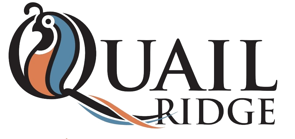 Logo: Quail bird icon with