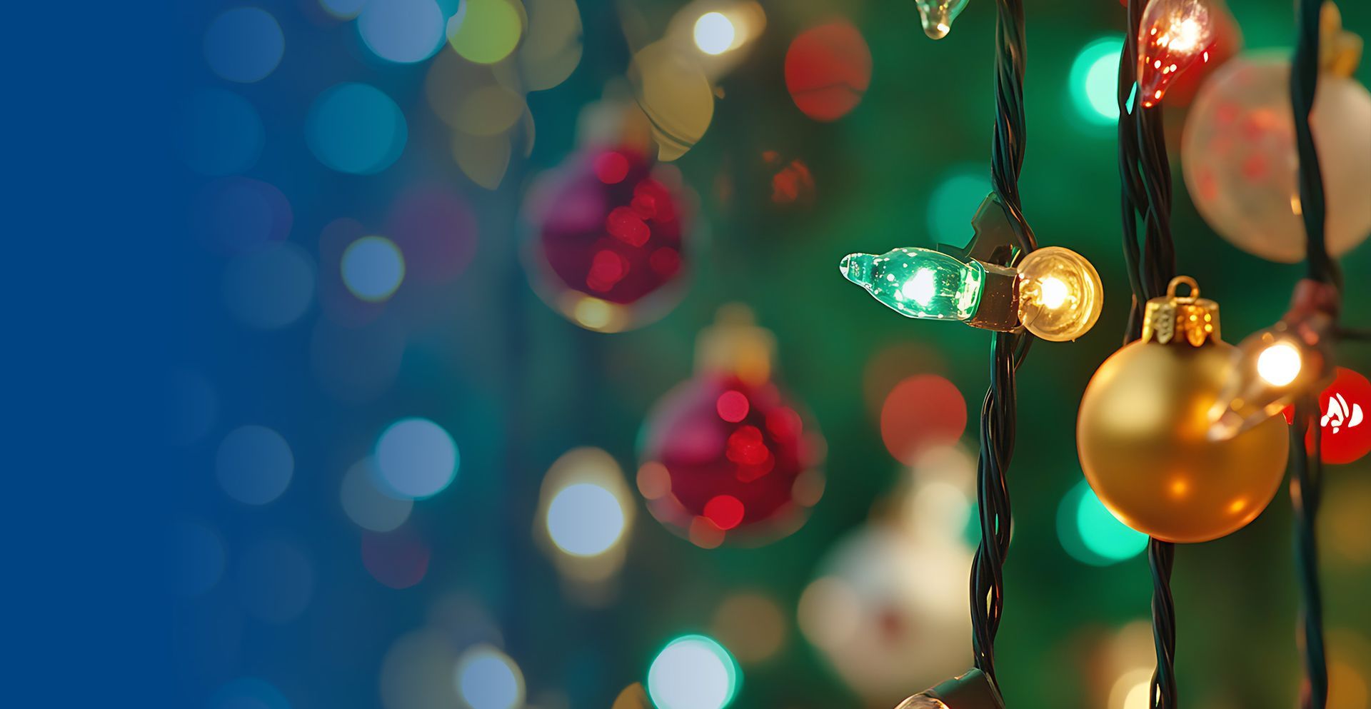 A close up of a christmas tree decorated with lights and ornaments.