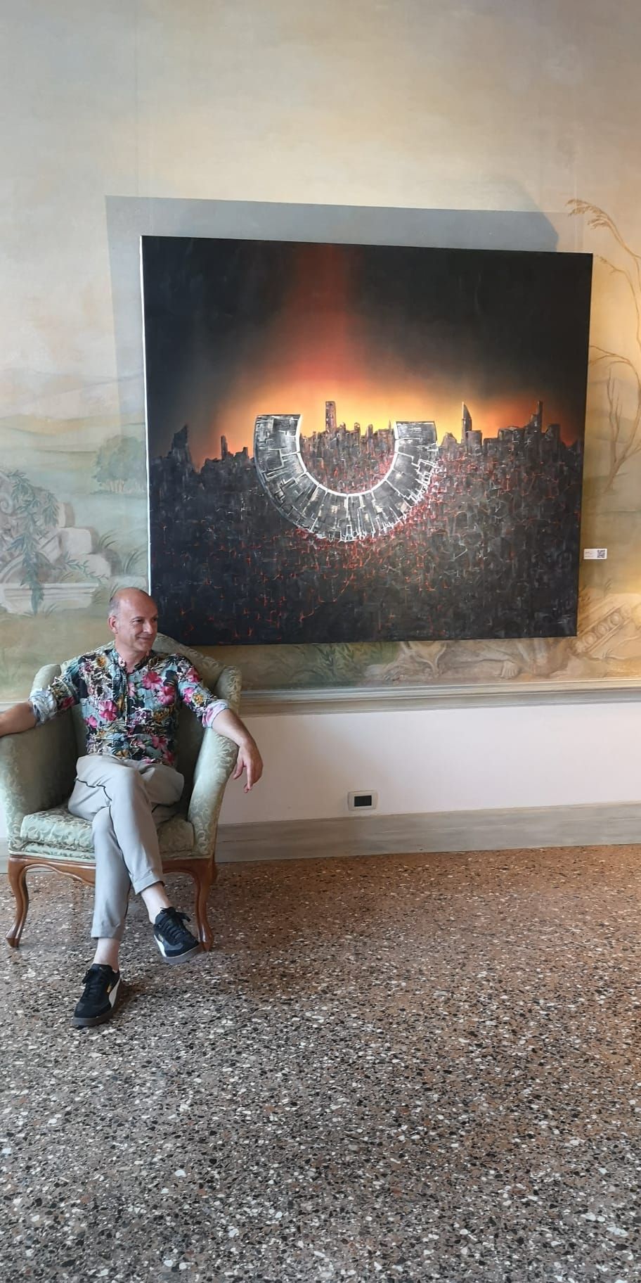 Alberto Zampieri al Ruzzini Palace Hotel durante il nostro incontro.