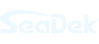 Logo SeaDek en bleu clair.