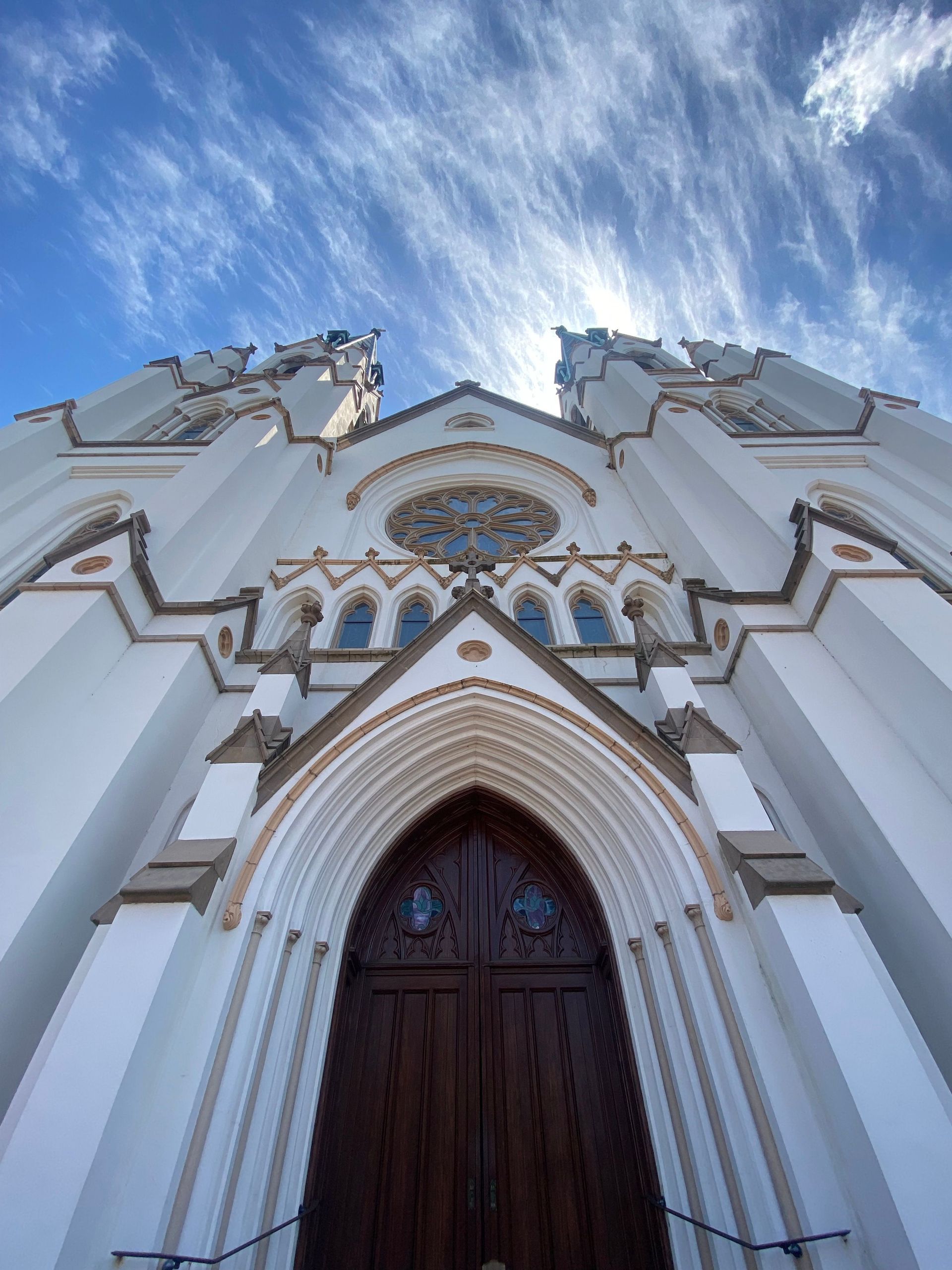 Community group gathered at flag ceremony