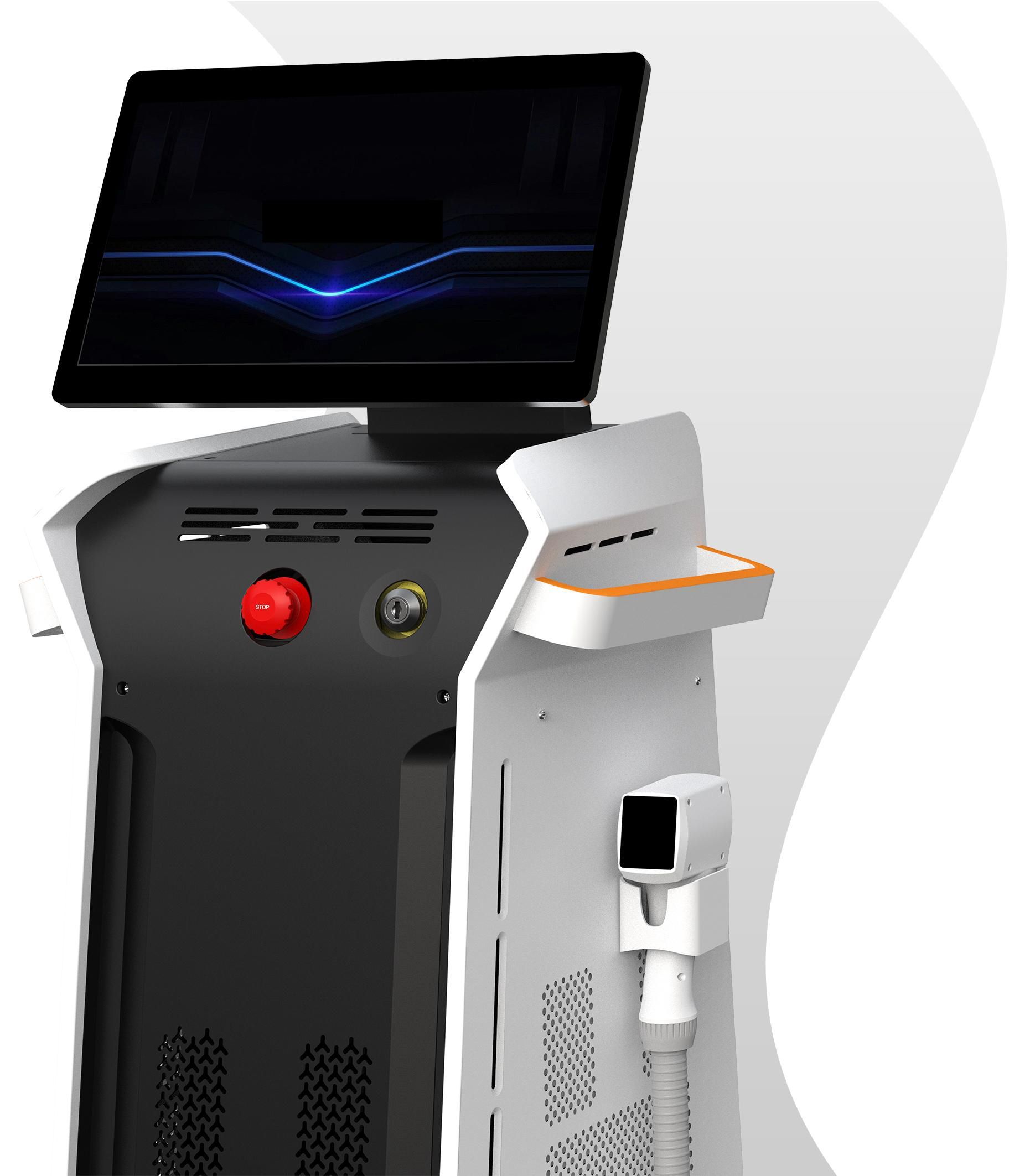 Eine Maschine mit einem Monitor darauf.