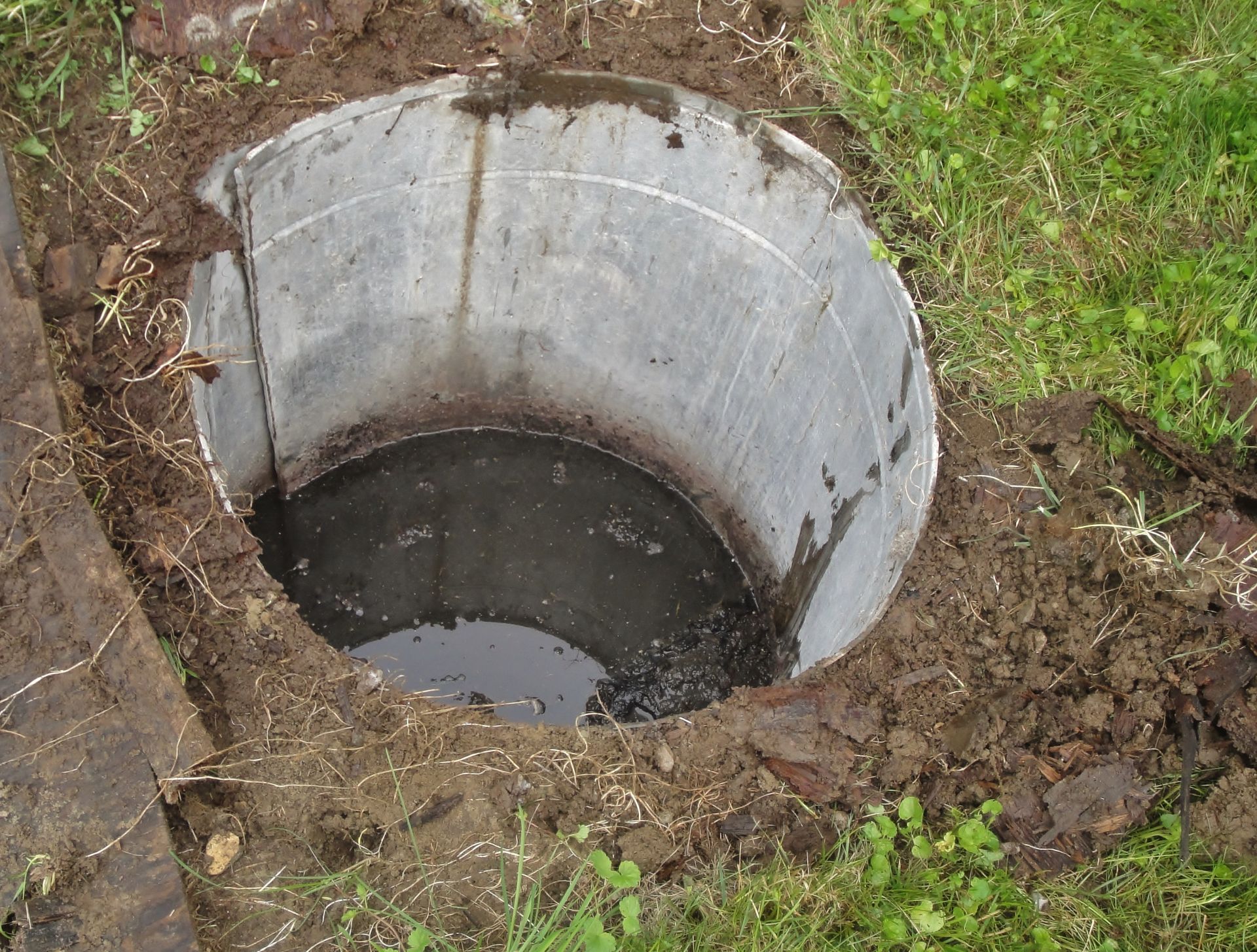 Open Septic Tank — Benalla, VIC — Suck It Up Septic Pump Outs Open Septic Tank — Benalla, VIC — Suck It Up Septic Pump Outs