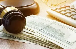 Money, gavel and a calculator — San Antonio, TX — A-Action Bail Bonds