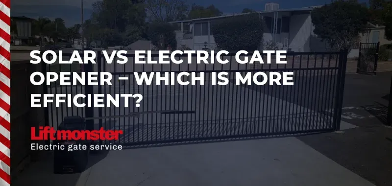 Solar vs Electric Gate Opener