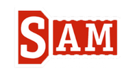 logo sam bulloneria bianco