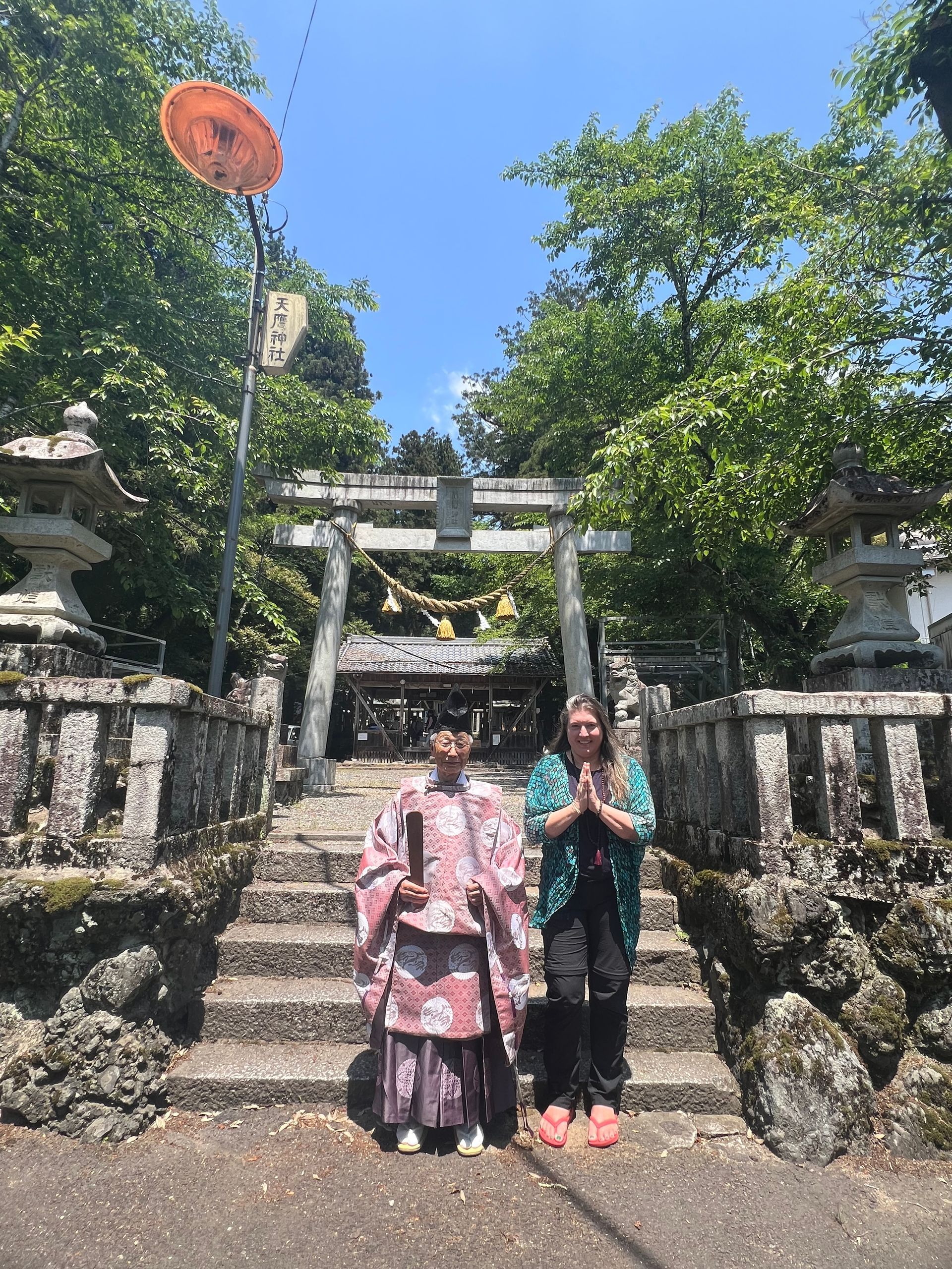 SIRPA visiting Taniai, the village where Mikao Usui was born