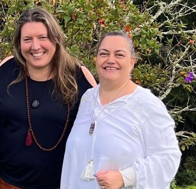 Picture of  Alexis  (Lexi) Andrews with her Reiki Teacher Sirpa Gunn